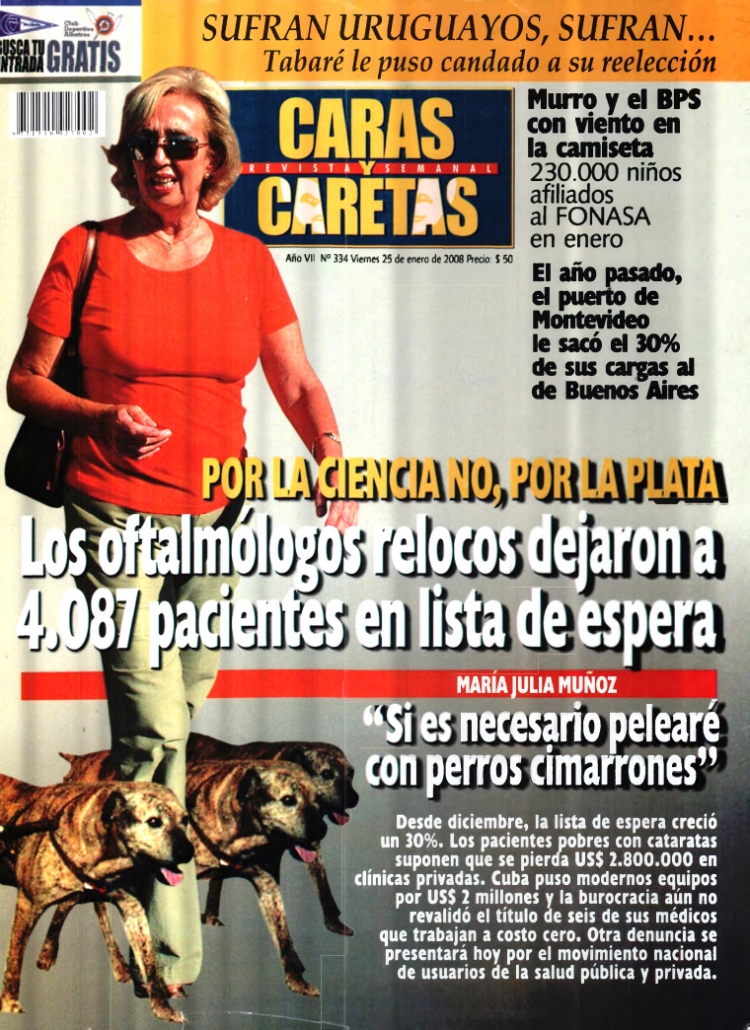 CARAS Y CARETAS del 25/01/2008